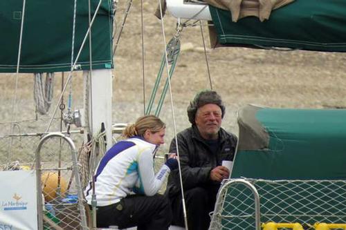 Michael Thurston and Emily Penn © Cornell Sailing Events